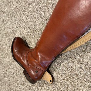 Frye Cognac High Boots Size 11